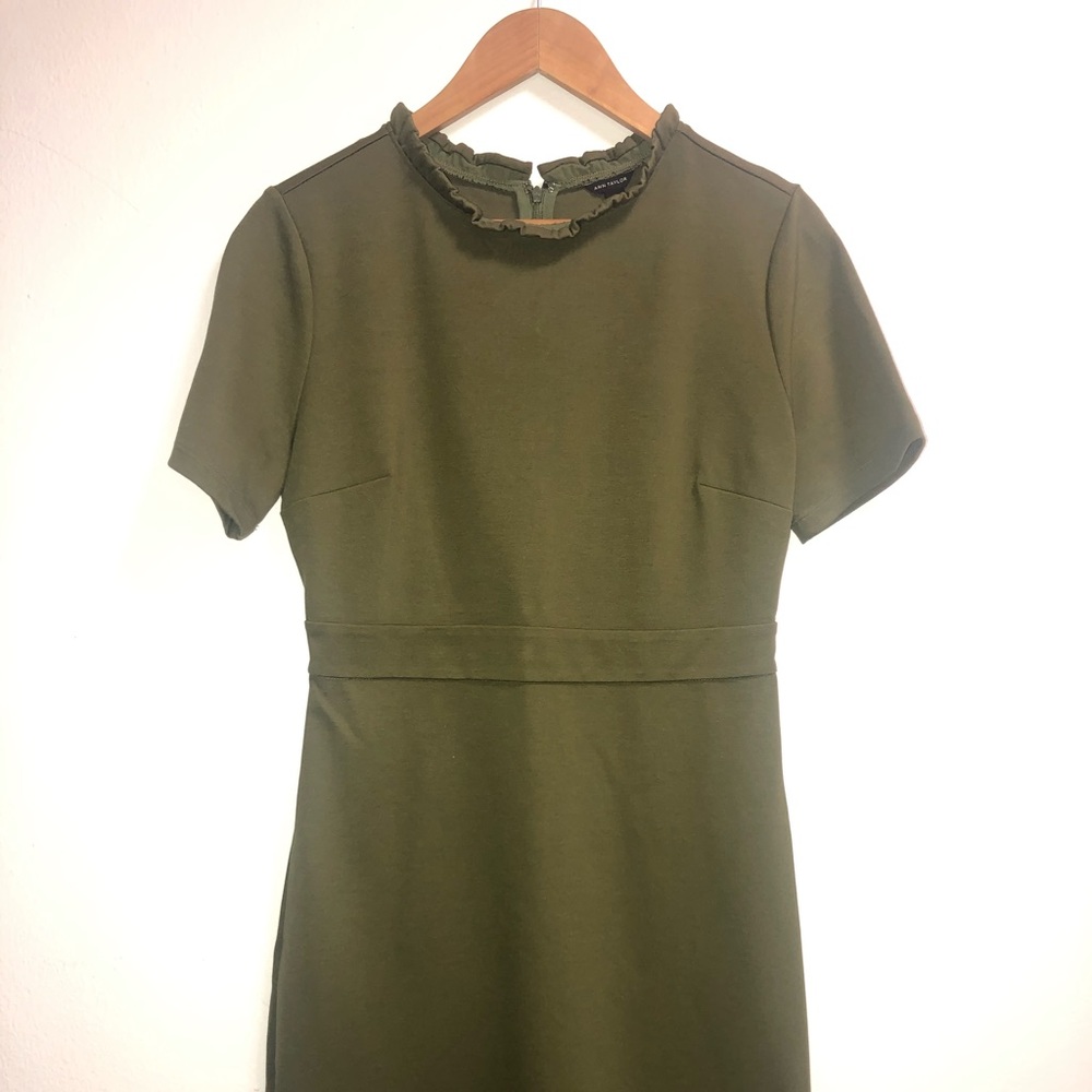 Ann Taylor Olive Pencil dress